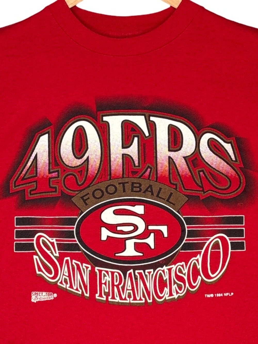 San Francisco 49ers Red Graphic Tee, Short Sleeve Top